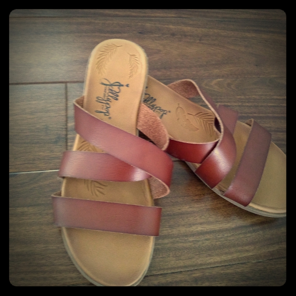 Dark Brown Slip on sandles